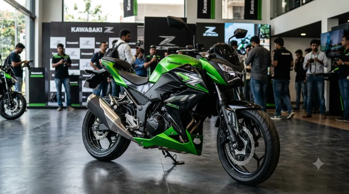 Kawasaki Z300 Revealed in India – Bookings Open October 19, Price on October 20