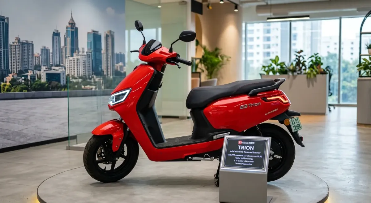 E3 Trion Electric Scooter Launched in India at ₹99,999