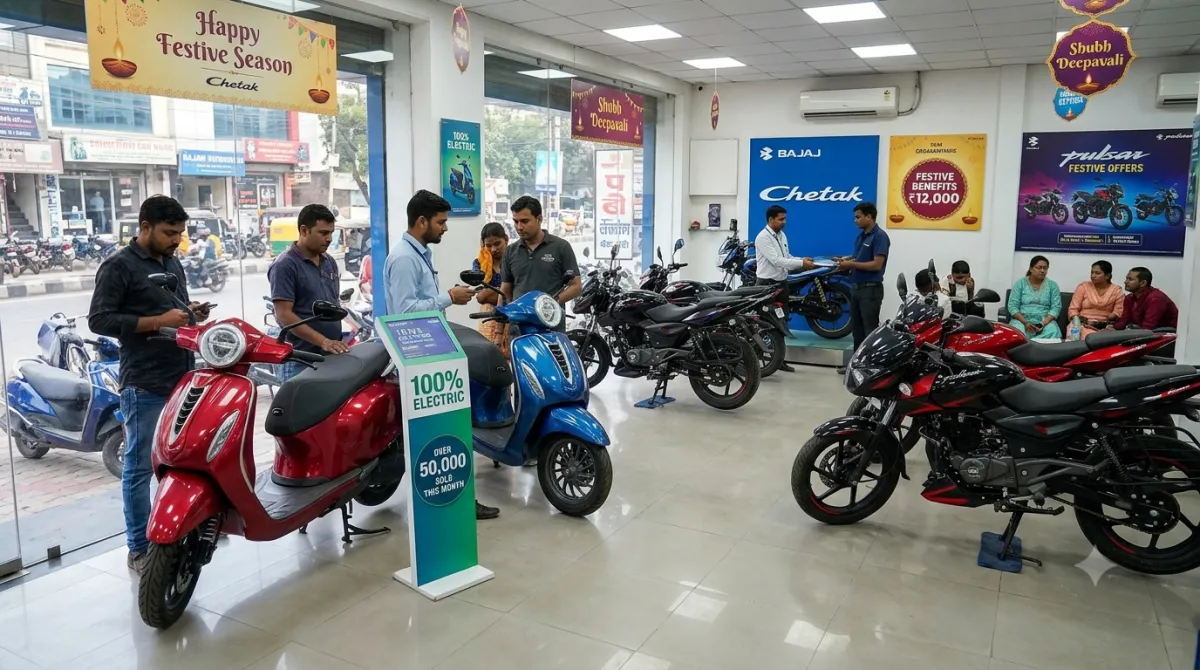Bajaj Sales Breakup August 2026 – Chetak Up 273%, Pulsar Down 9%