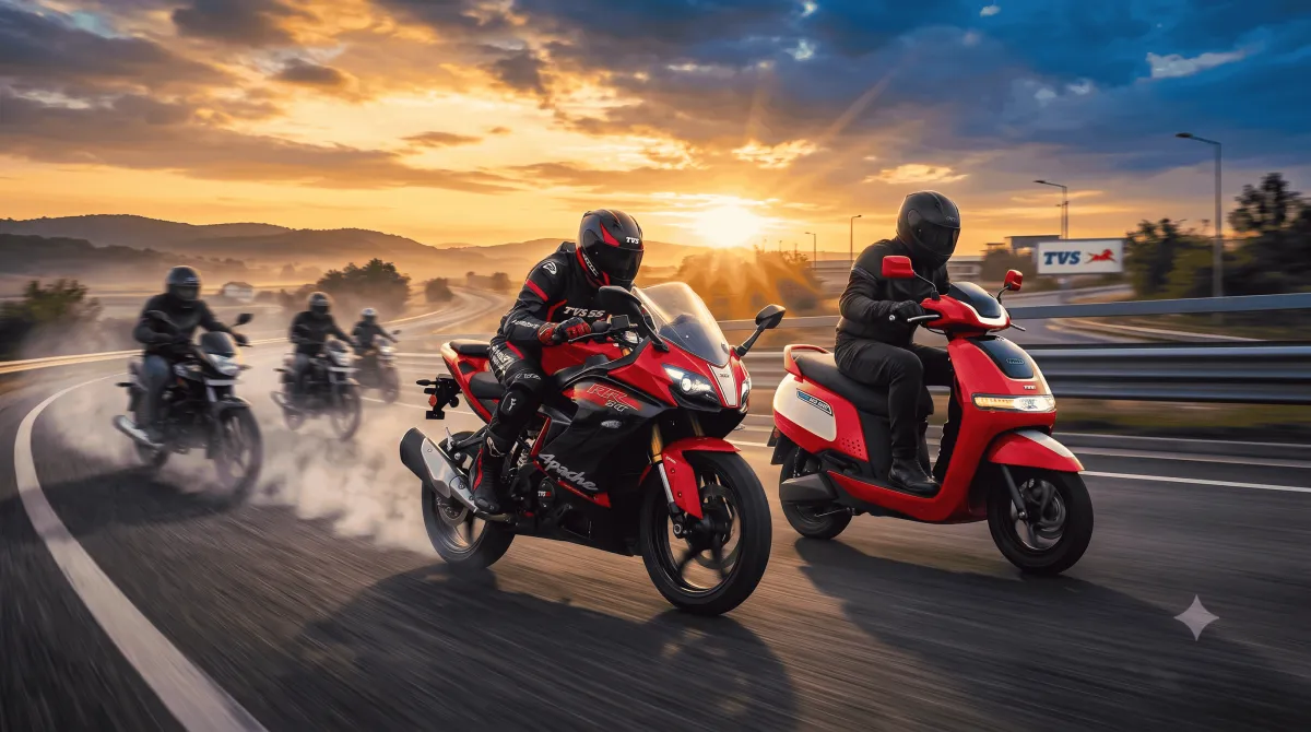 TVS Overtakes Hero, Honda in August 2026 Sales