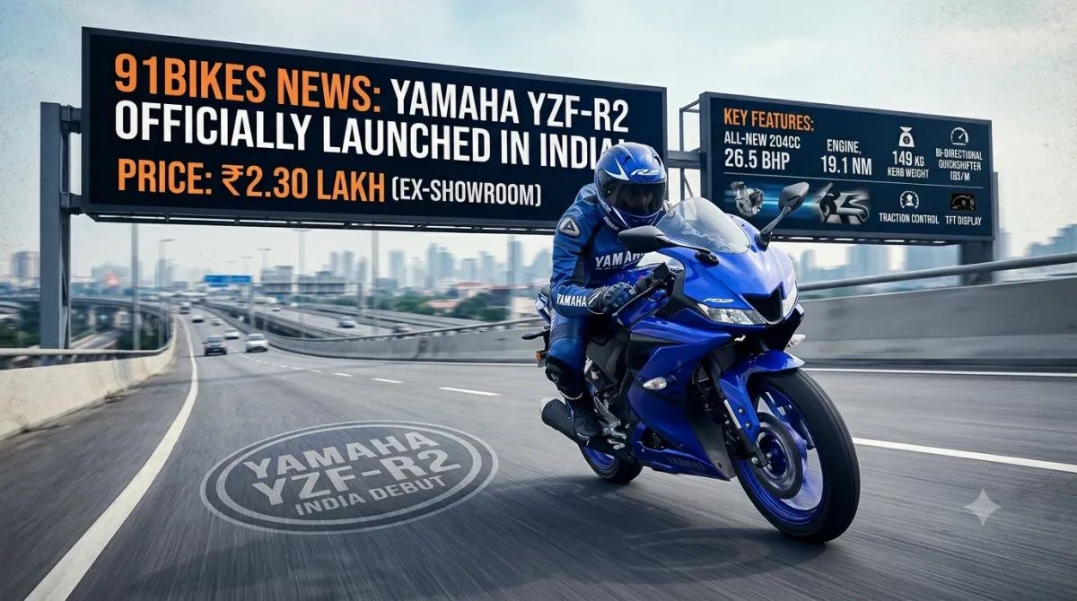 Yamaha YZF-R2 Officially Launched in India — Here's Everything Now Confirmed