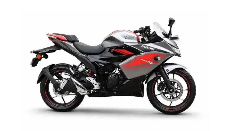Gixxer Sf Metallic Oort Gray and Pearl Blaze Orange