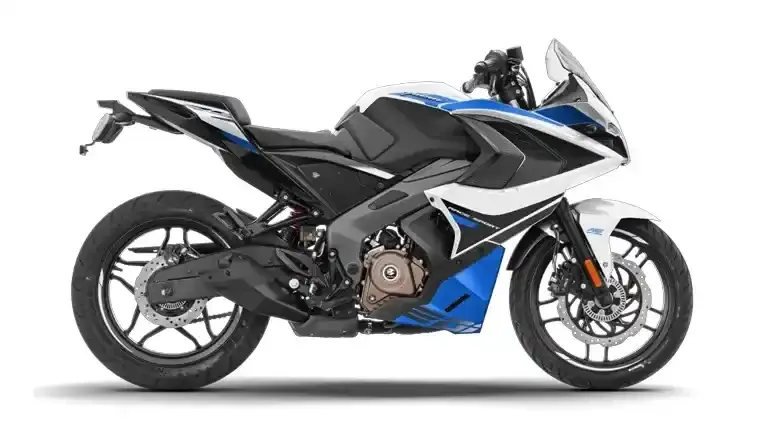 Pulsar RS 200 Pearl Metallic White and Caribbean Blue