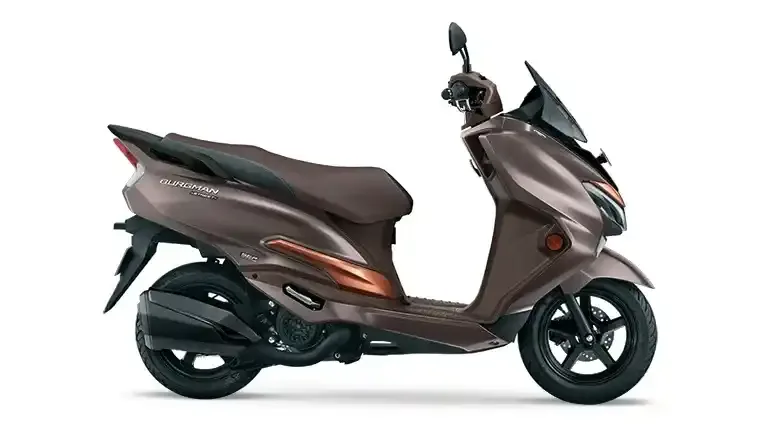 Burgman Street 125 Metallic Royal Bronze and Metallic Mat Luxe Copper