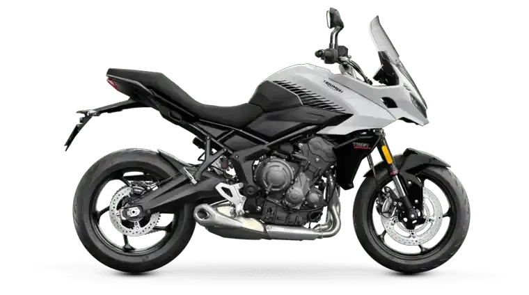 Tiger Sport 660 Snowdonia White and Jet Black