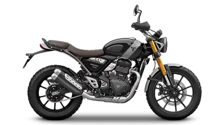 Scrambler 400 X Phantom Black and Silver Ice