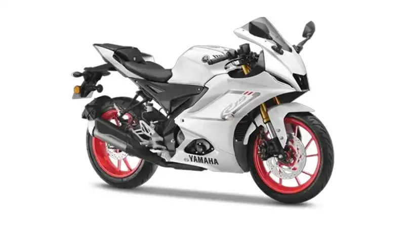 Yamaha R15 V4 Intensity White Without Quickshifter